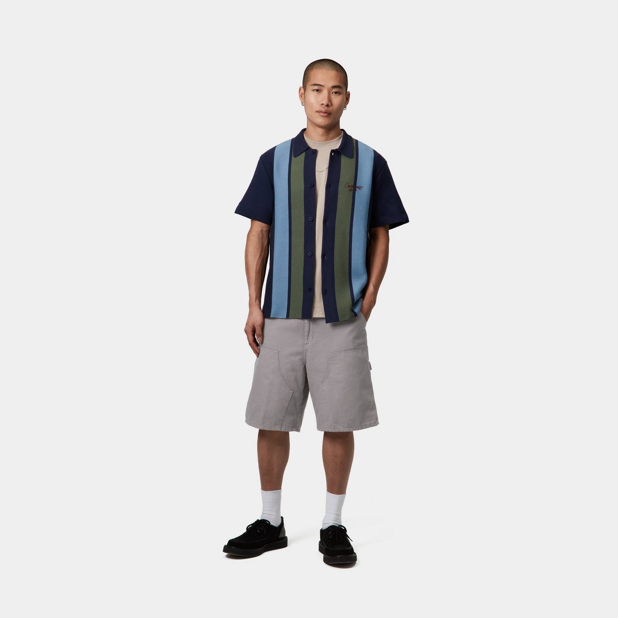 Double Knee Canvas Shorts - Yosemite Stone Washed Denim Shorts for Men | Casual Wear, Outdoor Adventures & Street Style