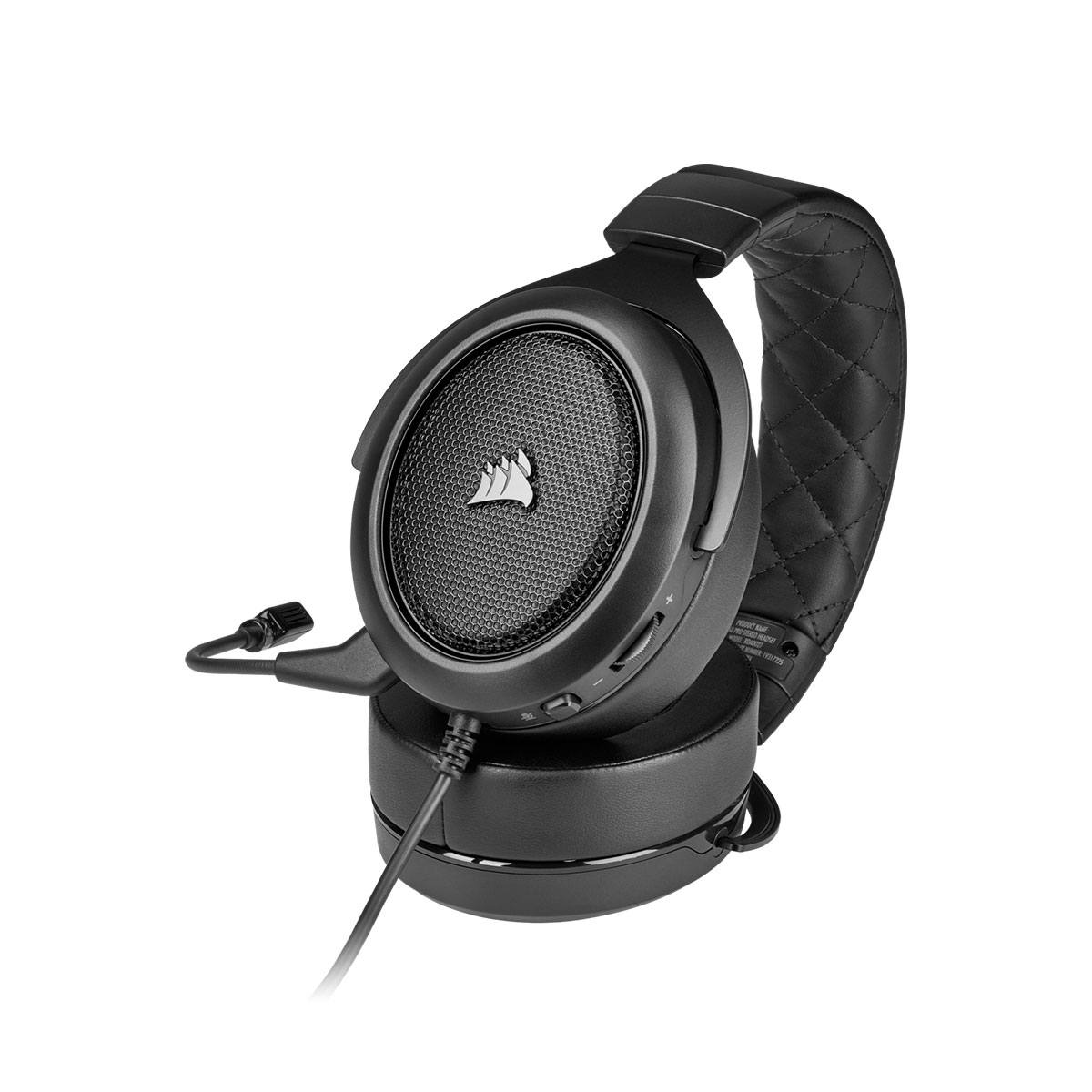 Corsair HS50 Pro Stereo Gaming Headset with Memory Foam Ear Pads - Black | PC, PS4, Xbox One, Nintendo Switch | Immersive Sound for Competitive Gaming & Streaming