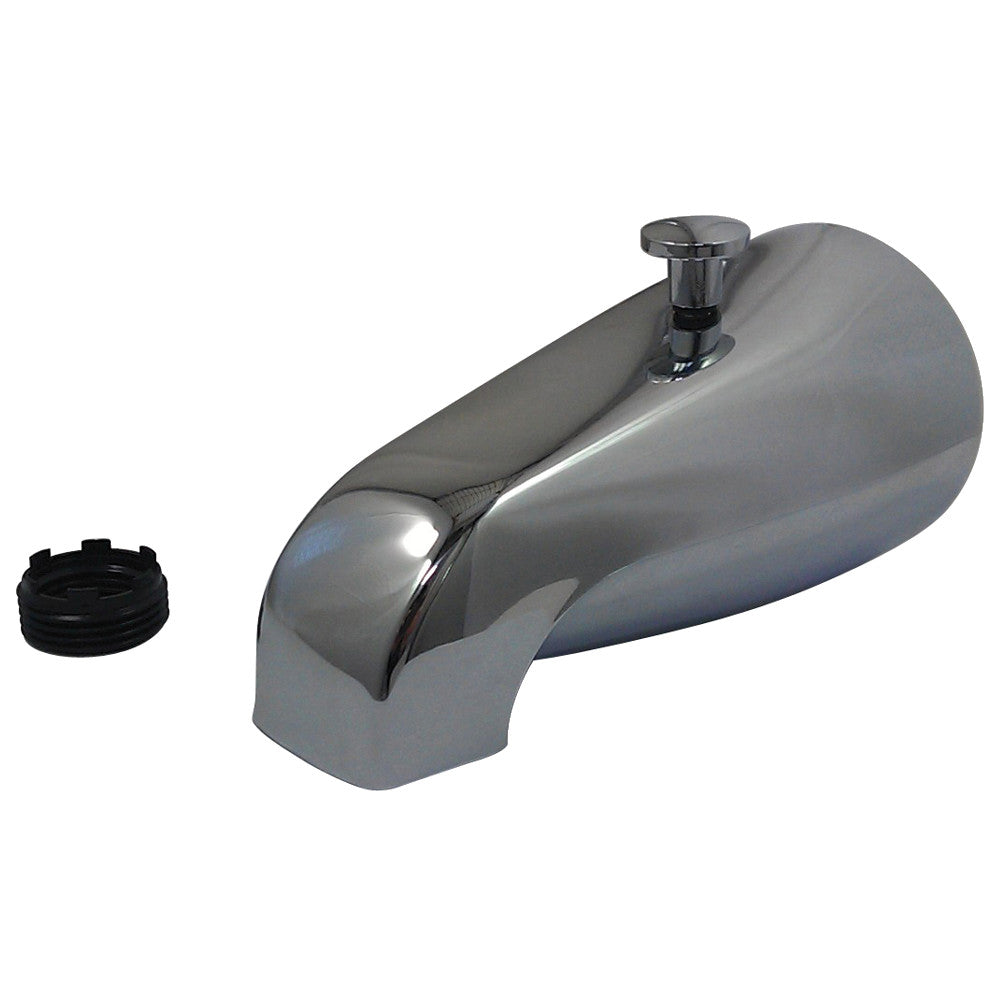 Kingston Brass K1221A1 5-Inch Diverter Tub Spout - Polished Chrome Finish for Bathroom Shower Faucet Replacement & Upgrade | Perfect for Home Renovation & Plumbing Projects