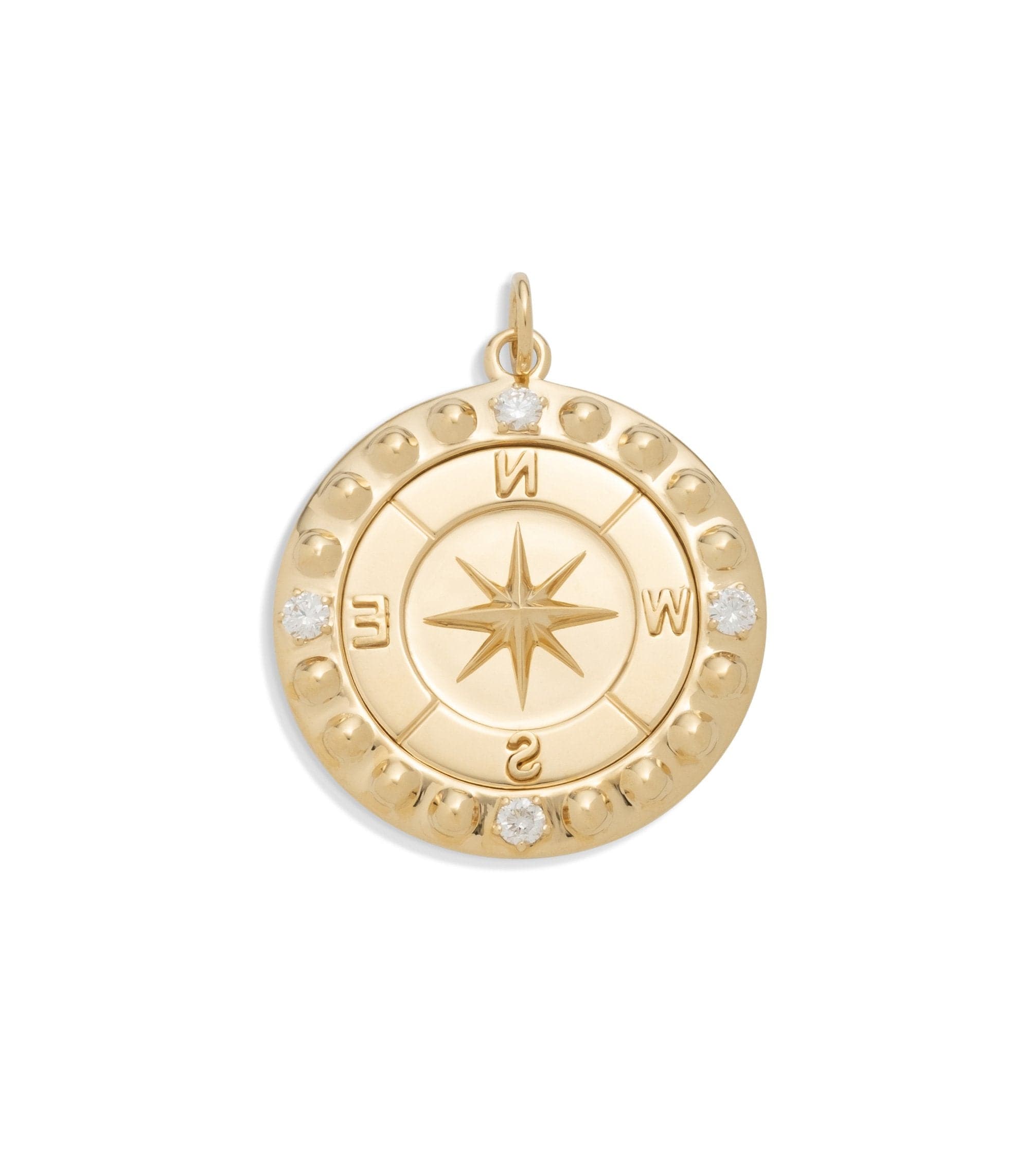 Internal Compass - Large Medallion for Outdoor Adventure & Spiritual Guidance | Perfect for Hiking, Camping & Meditation
