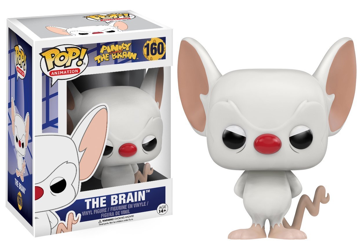 Funko Pop! Pinky & The Brain Animation Figure - Collectible Vinyl Toy for Fans, Perfect for Display, Gifts & Home Decor