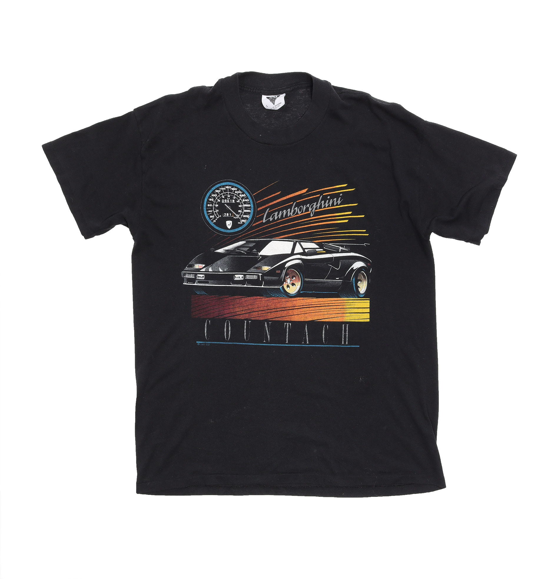 Vintage 1980s Lamborghini Retro T-Shirt - Classic Car Enthusiast Graphic Tee for Men & Women - Perfect for Casual Wear, Car Shows, and Gift Giving