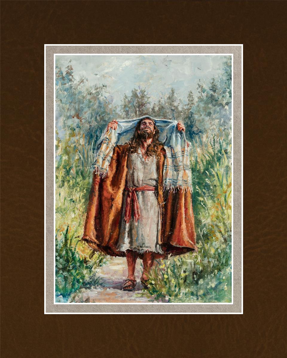 Jesus in the Wilderness - Religious Wall Art for Home & Church Decor - Inspirational Christian Gift for Prayer & Meditation Spaces