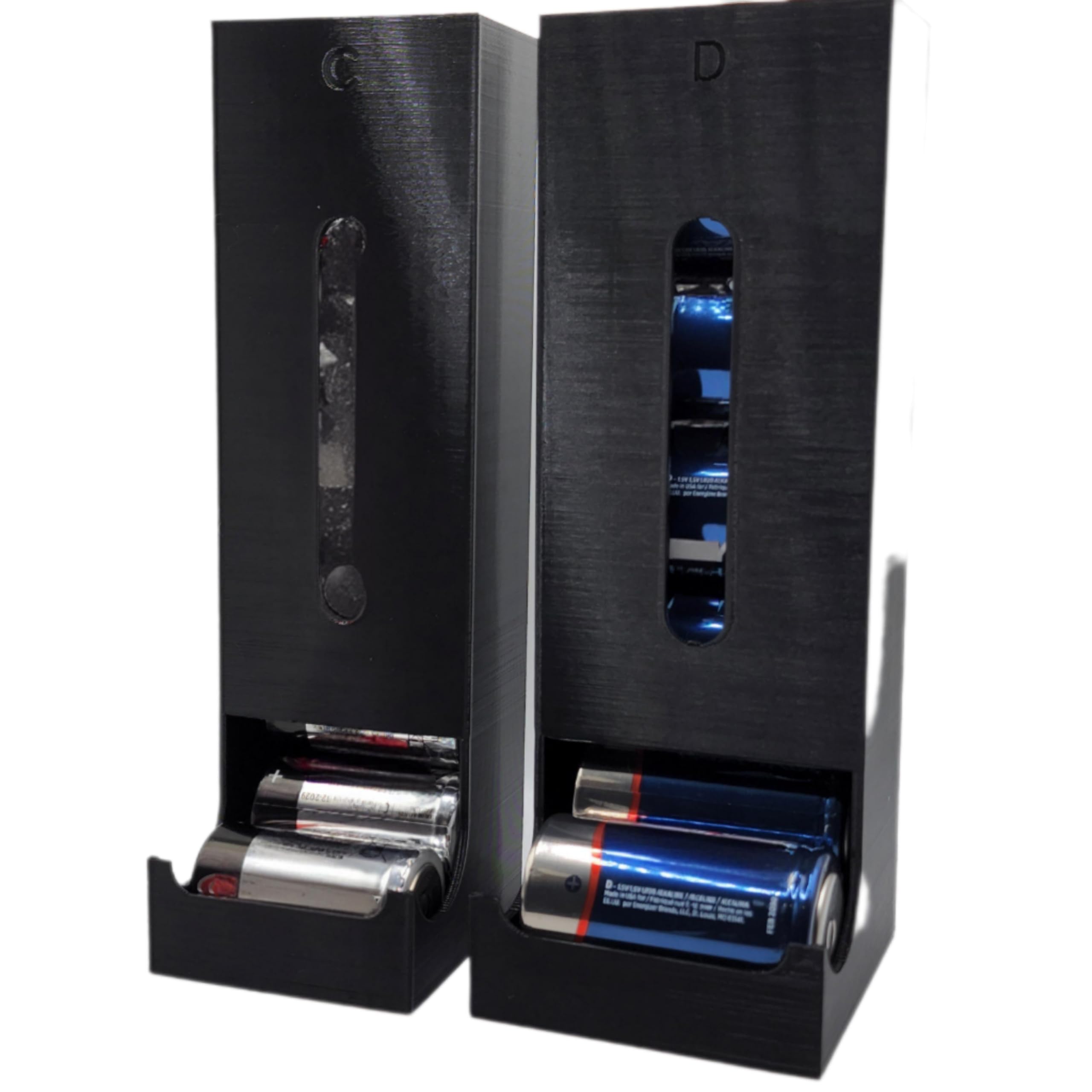 Durable C & D Battery Storage Case Holder Box Organizer - Perfect for Home, Office, and Travel Battery Organization
