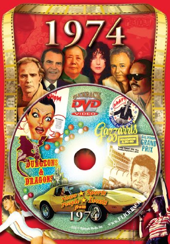 1974 Flickback DVD Greeting Card - Unique Birthday & Anniversary Gift for Loved Ones | Perfect for Special Occasions & Surprise Moments