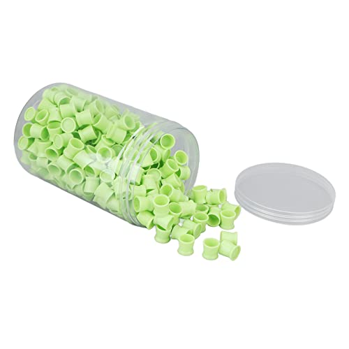 300pcs Wear-Resistant Tattoo Ink Cups with Multipurpose Suction Cup Design - Professional Tattoo Supplies for Artists (Green) | Ideal for Tattoo Studios, Home Use & Body Art