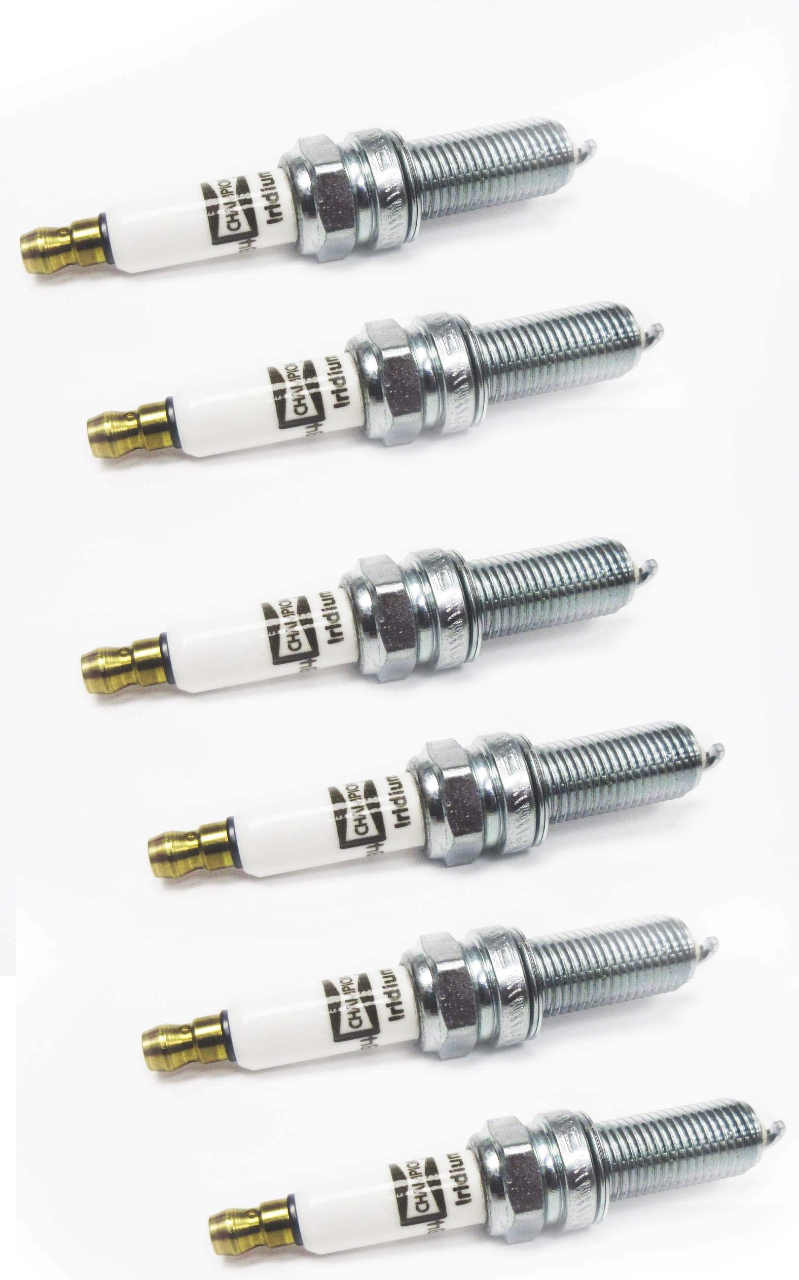 Champion Iridium Spark Plug 9023 RER10WMPB4 - 6 Pack | High Performance Spark Plugs for Cars, Trucks & SUVs | Perfect for Engine Tune-Ups & Fuel Efficiency Improvement