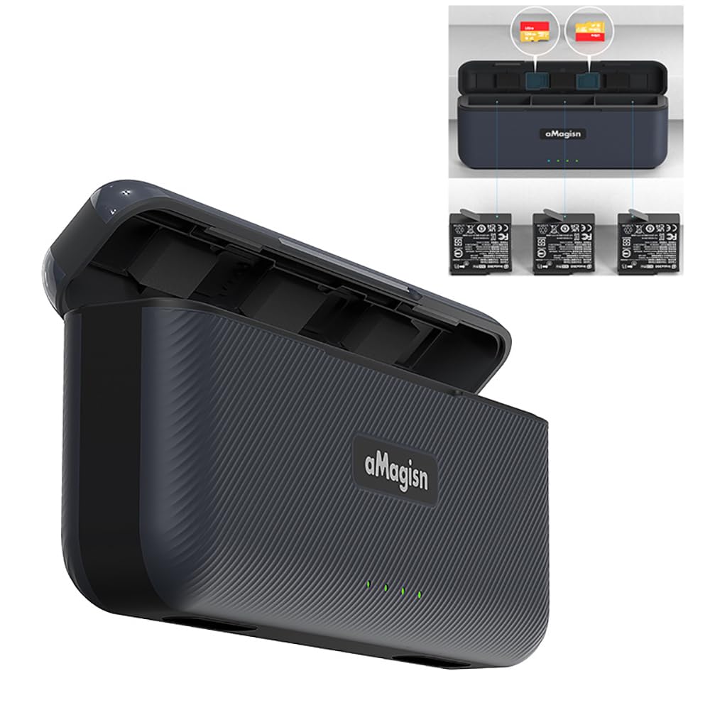 Fast Charging Station for Insta 360 Ace Pro & Ace - Portable Battery Charger Hub with Quick Charge Technology | Perfect for Travel, Vlogging & Outdoor Adventures