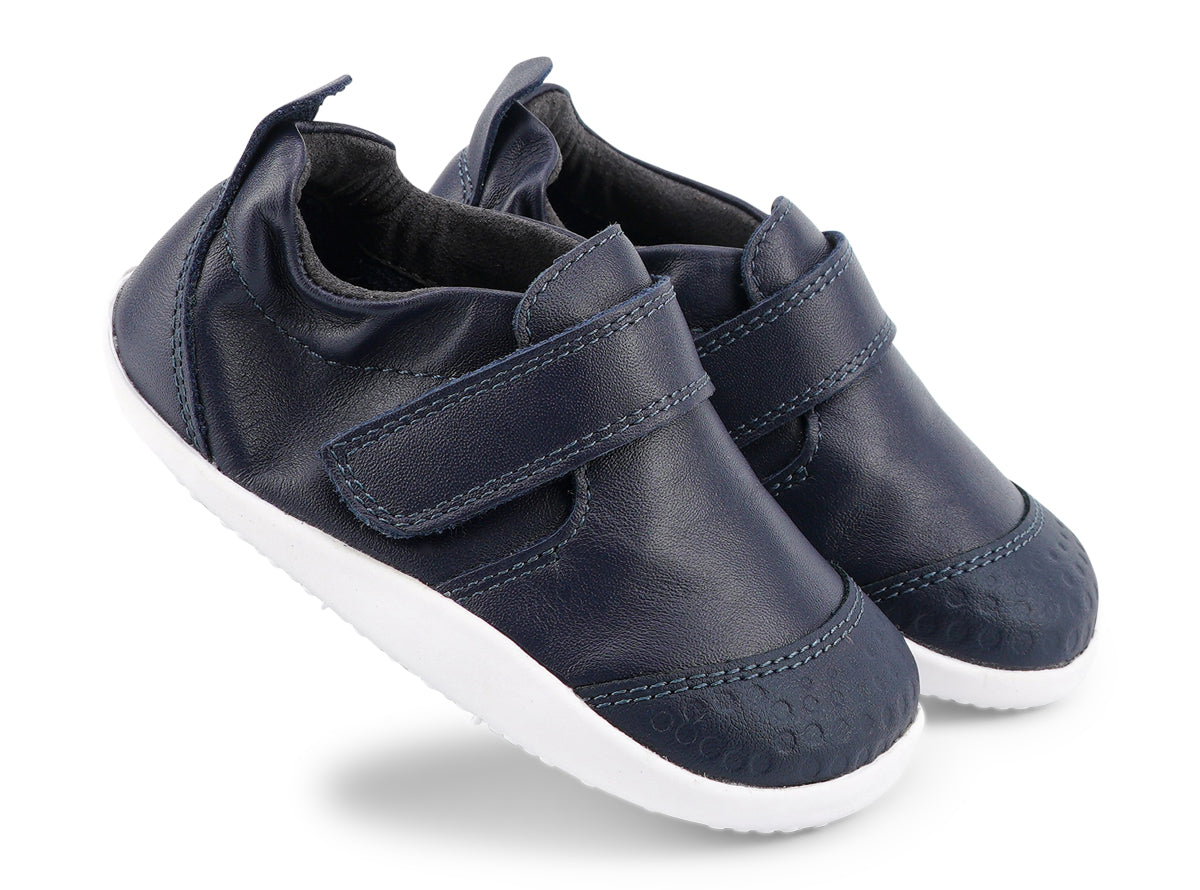 BOBUX XPLORER GO TRAINER Navy Blue Kids' Sneakers - Lightweight & Durable Walking Shoes for Boys & Girls - Perfect for School, Playground & Outdoor Activities