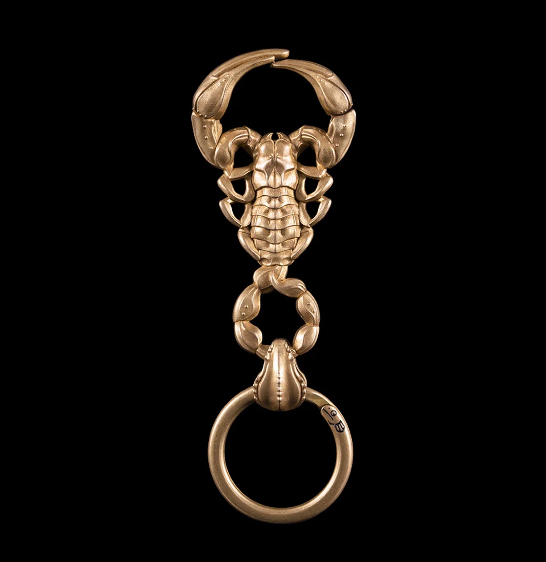 Handcrafted Brass Scorpion Keychain - Unique Vintage Style Key Ring for Men & Women - Perfect for Gifts, Backpacks, and Everyday Carry