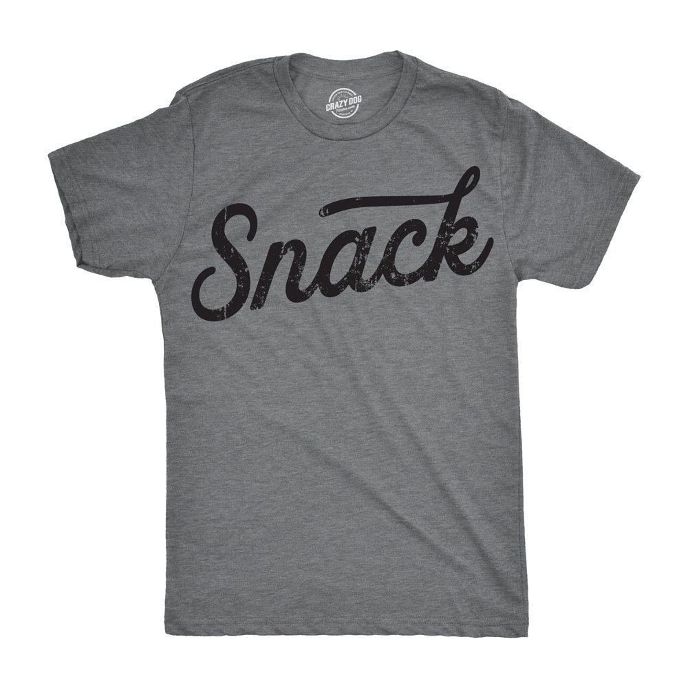 Funny Mens T-Shirt - Crazy Dog Snack & Relationship Nickname Graphic Tee for Men | Casual Wear, Gifts for Boyfriends, Funny Outfit for Dates & Parties