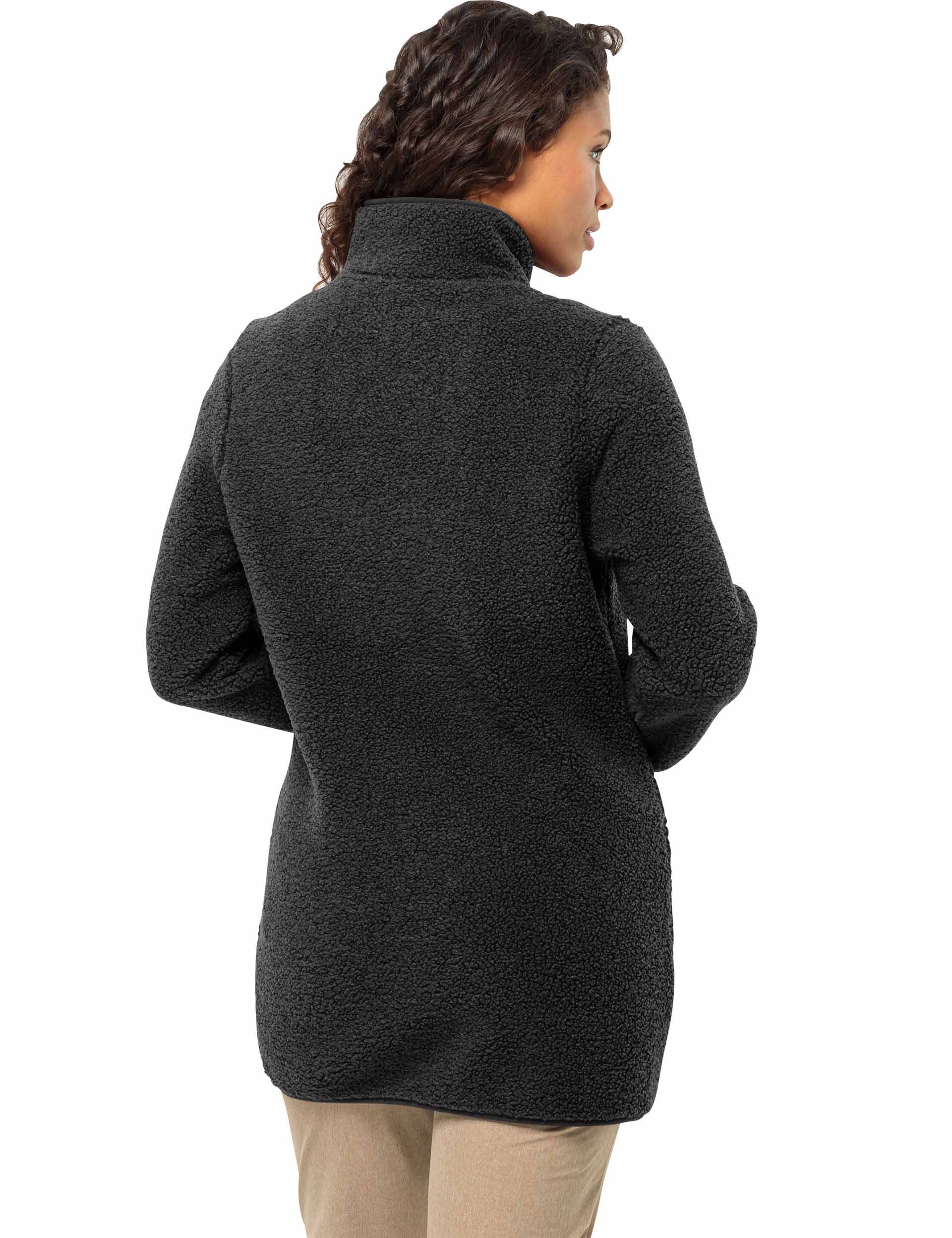 Premium High Curl Coat for Women - Elegant Black Winter Jacket with Faux Fur Trim | Warm Outerwear for Cold Weather, Snow Days & Fashionable Street Style