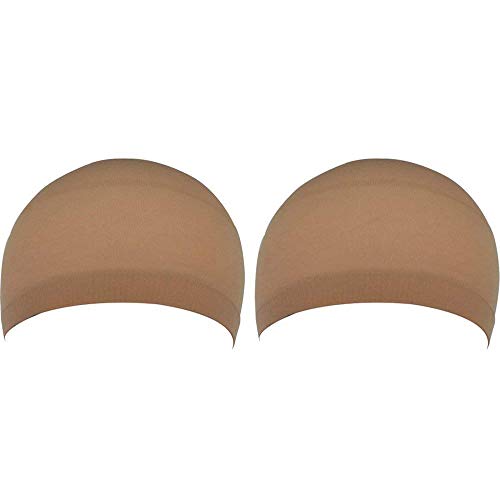 2-Pack Stretchable Mesh Wig Caps for Braiding Practice & Hair Styling - Elastic Hair Net for Secure Wig Fitting & Styling - Perfect for Cosplay, Salon Training & DIY Hairstyles