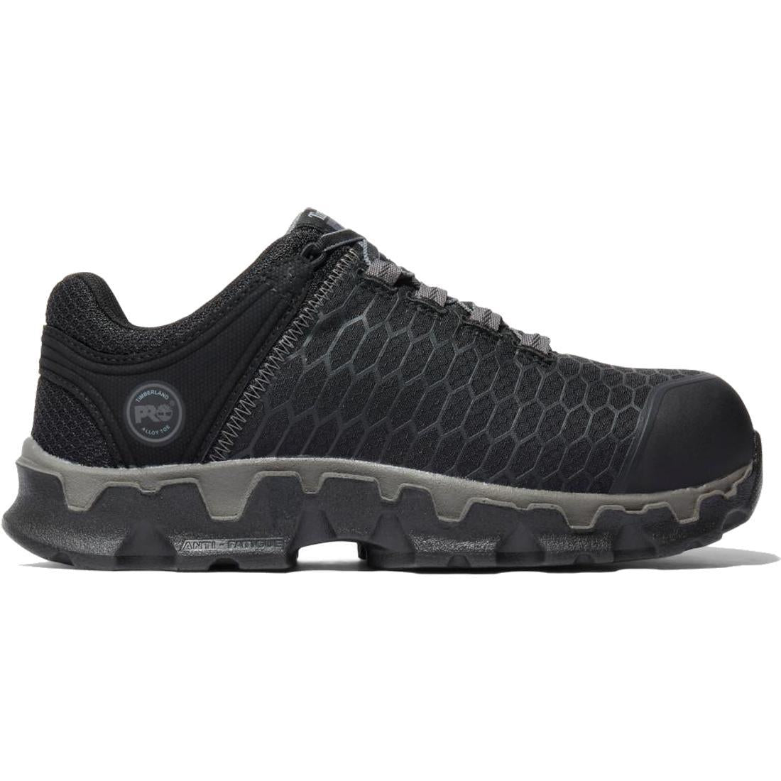 Powertrain Sport SD35 Women's Alloy Toe Work Shoes - Black | Slip Resistant & Comfortable Safety Shoes for Construction, Warehouse & Industrial Work