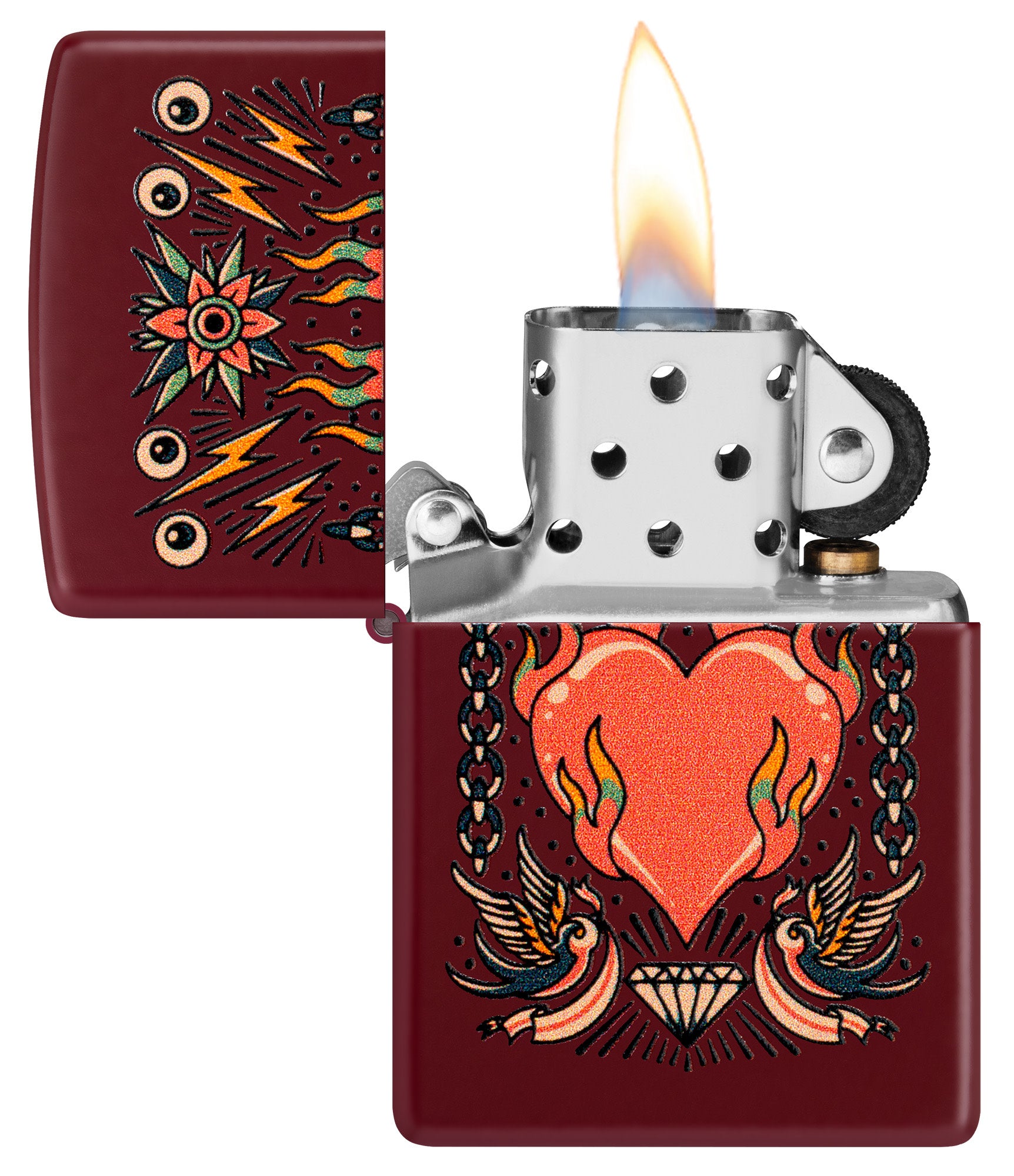 Trendy Heart Tattoo Design - Perfect for Couples, BFFs & Body Art Lovers - Ideal for Tattoo Parlors & Personal Expression