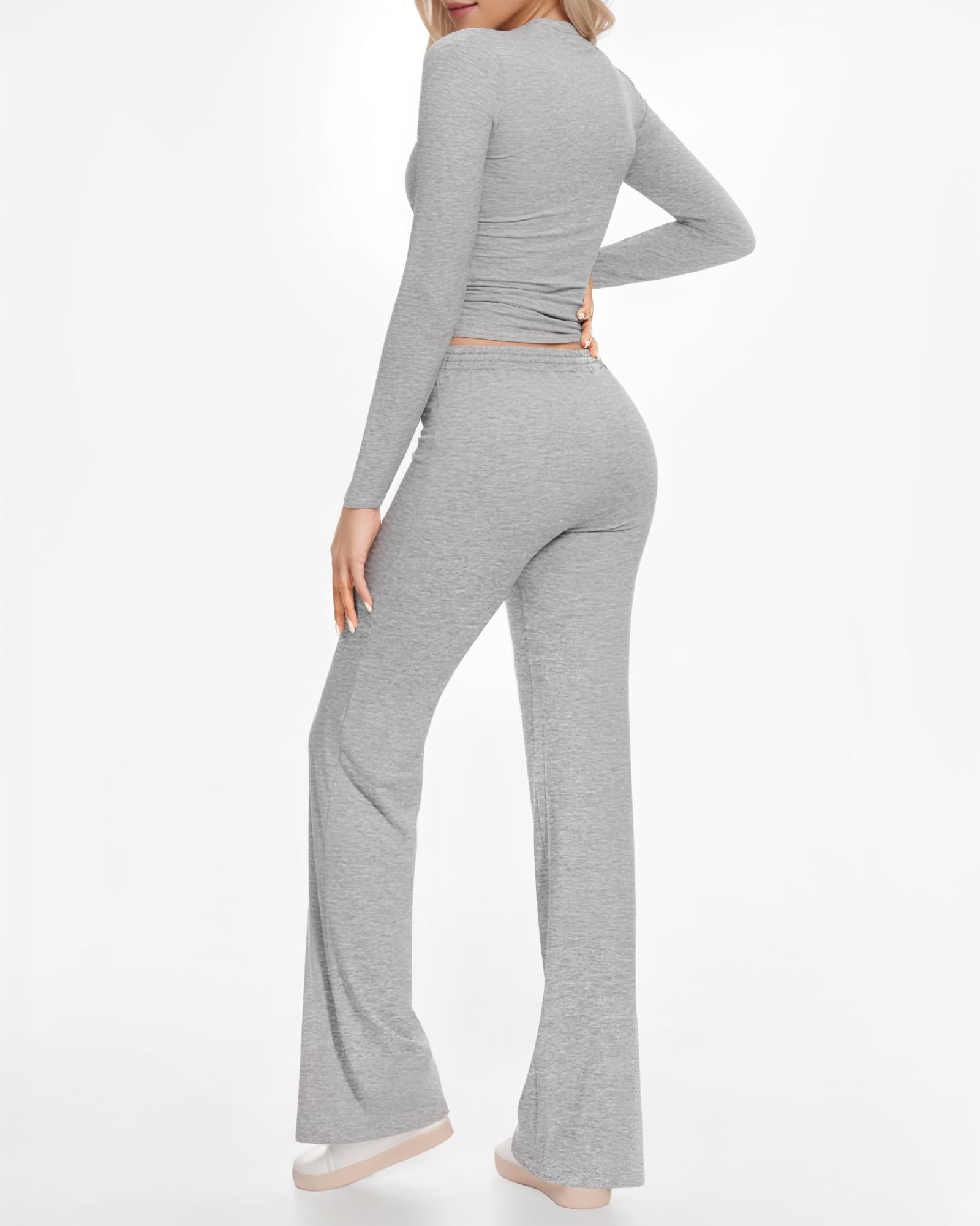 MANGOPOP Women's 2 Piece Lounge Sets - Soft Tracksuit Outfits for Fall & Winter | Cozy Sweatshirt & Jogger Pants Set | Perfect for Home, Yoga, Travel & Casual Wear