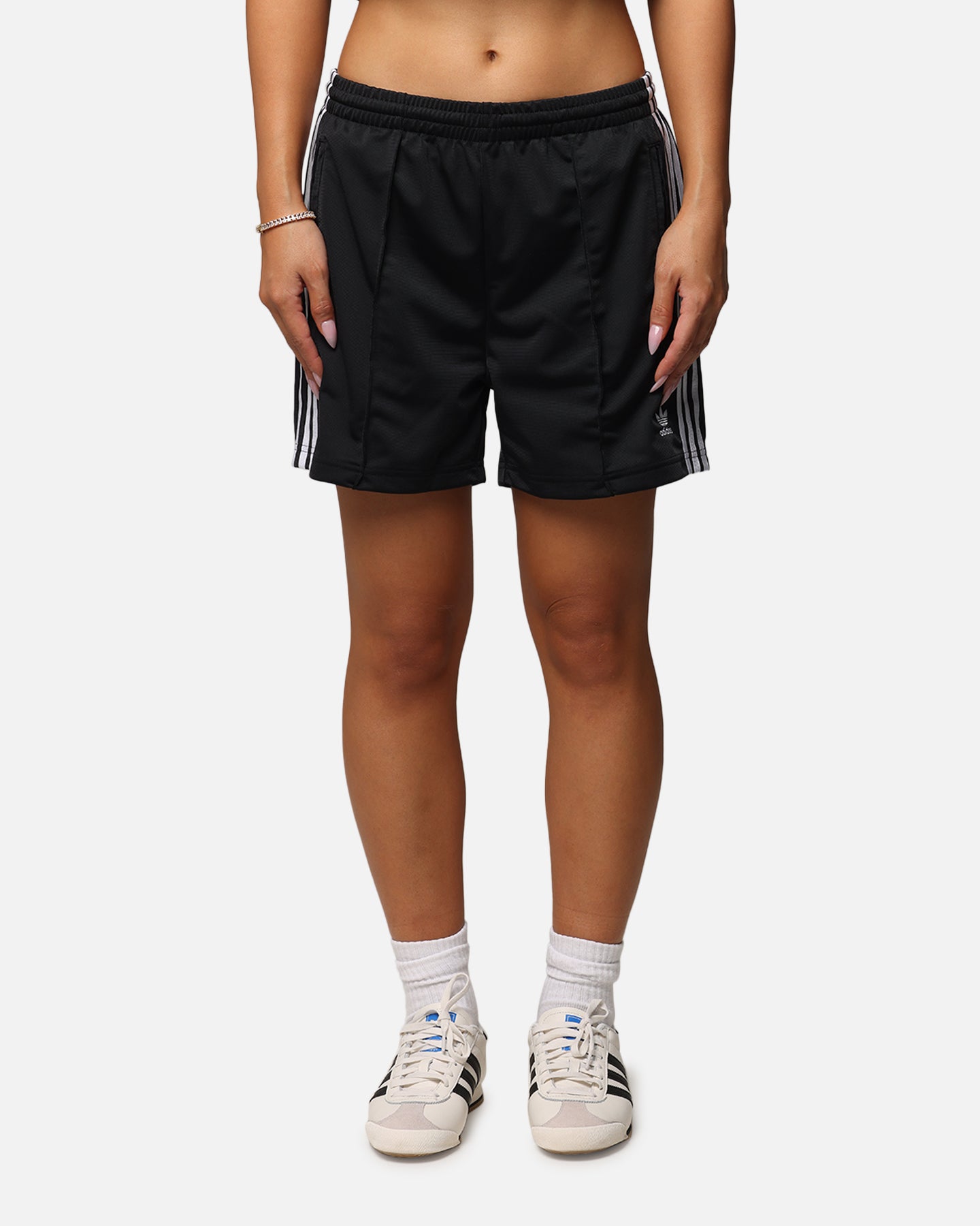 Adidas Women's Firebird Track Shorts - Black Athletic Running Shorts for Women | Gym, Workout & Casual Wear