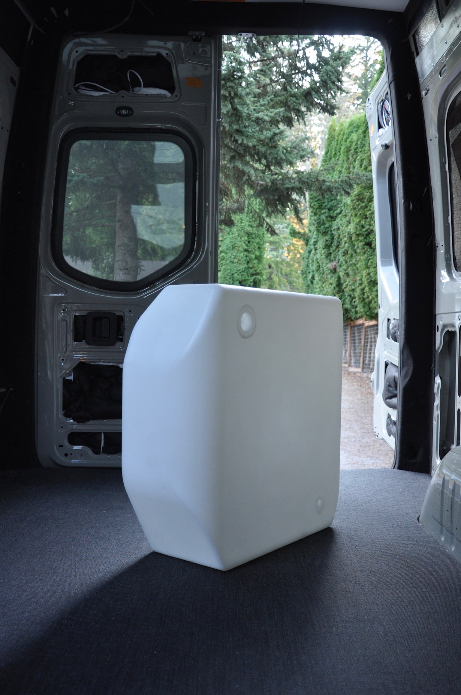 Northwest Conversions 28 Gallon Spare Tire Water Tank SP ST 28 - Durable Off-Road Water Storage for Camping & Emergency Preparedness