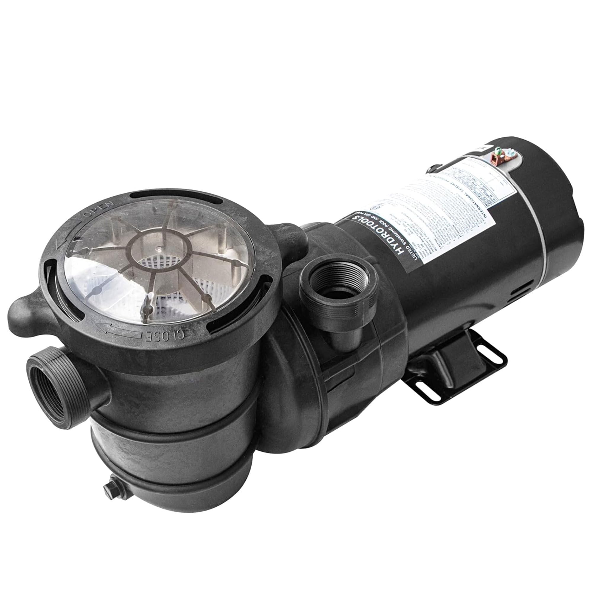 SWIMLINE HYDROTOOLS 1.5 HP Above Ground Pool Pump with Hydro-Flo Technology | 5940 GPH High Flow Vertical Motor Pump | Perfect for Inground & Above Ground Swimming Pools, Spas, and Water Features
