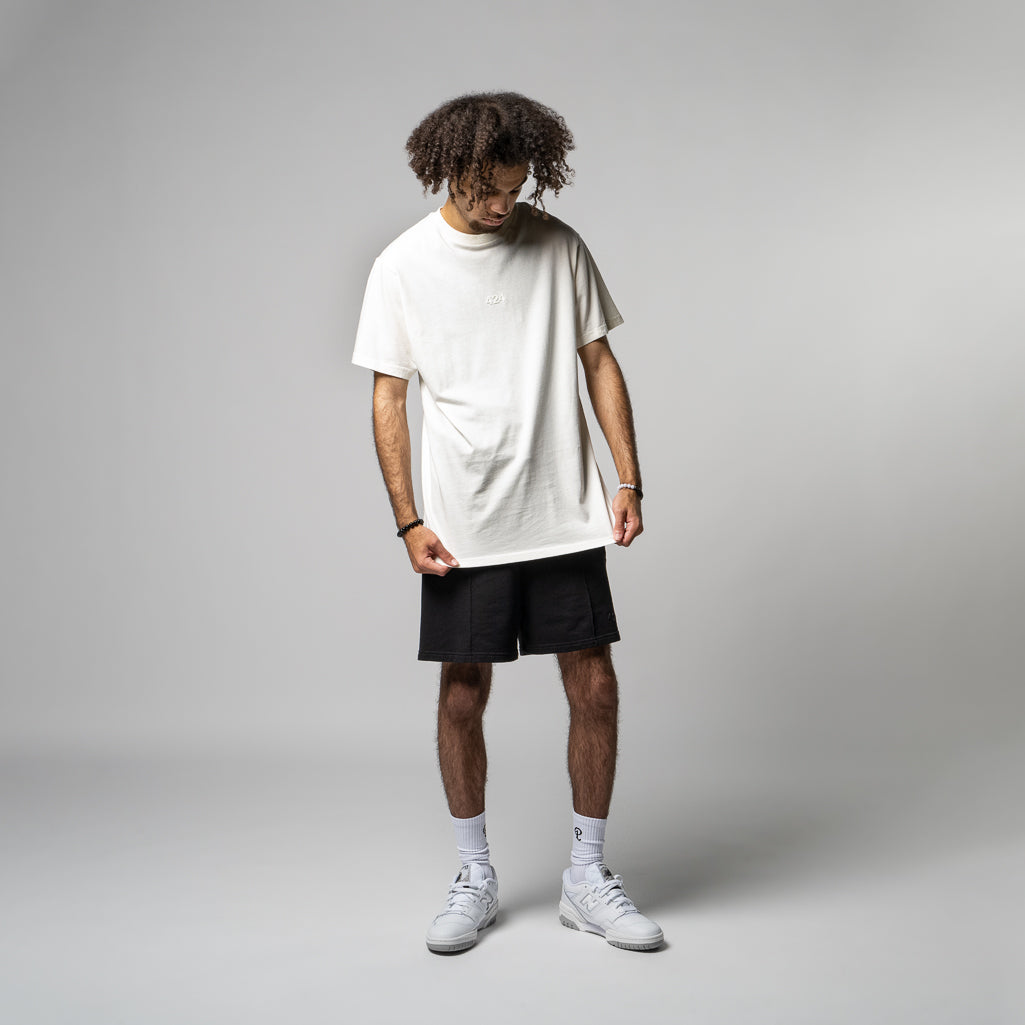 424 Tonal Logo T-Shirt for Men & Women - Soft Cotton Crewneck Tee - White - Casual Wear for Everyday Outfits & Street Style