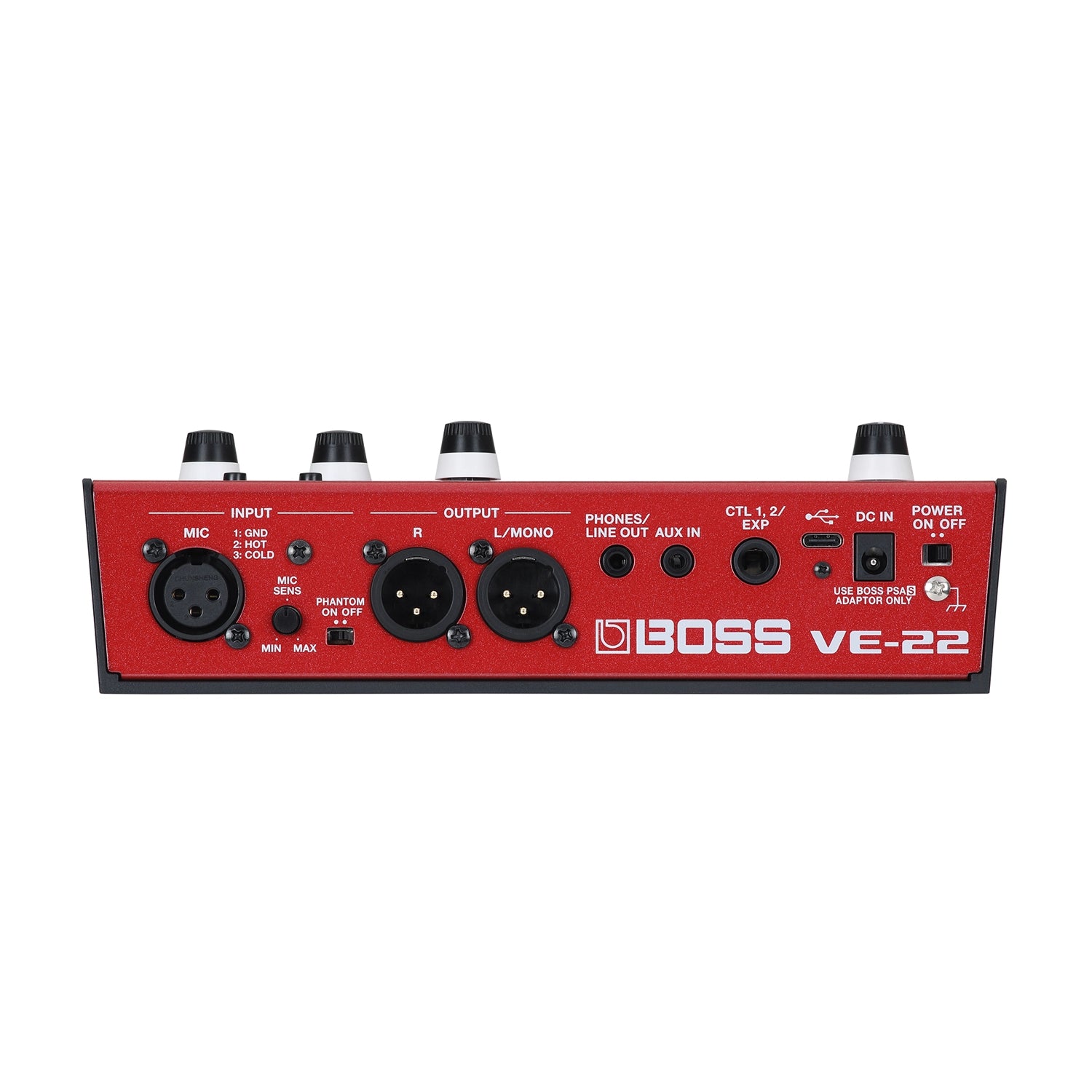 Boss VE-22 Vocal Effects & Looper Pedal for Singers - Professional Live Performance & Studio Recording Effects Processor with Harmony, Reverb, Delay, and Loop Functions