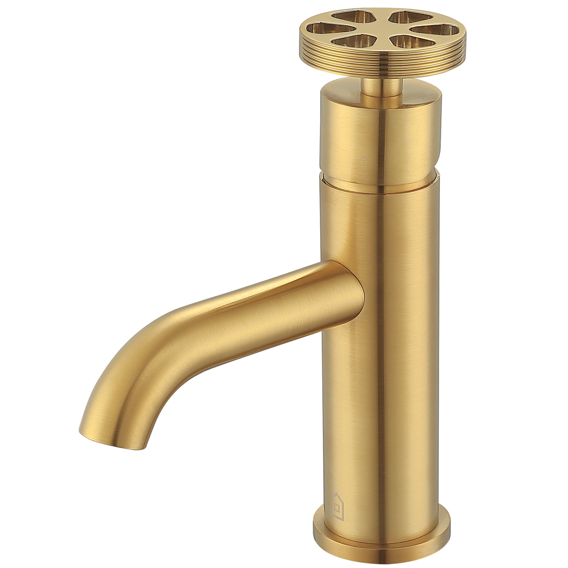 Ancona Nova Series Single Lever Bathroom Faucet - Brushed Titanium Gold Finish for Modern Vanity Sinks | Perfect for Home, Hotel & Luxury Bathroom Renovations