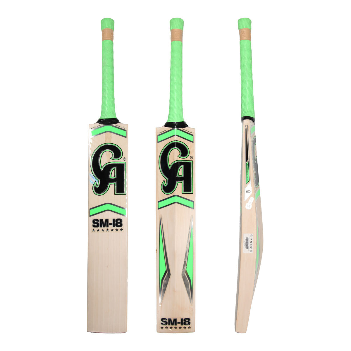 Premium CA SM 18 7 Star Cricket Bat - Professional Grade English Willow for Tournament Play - Perfect for Cricket Matches, Training & Backyard Practice