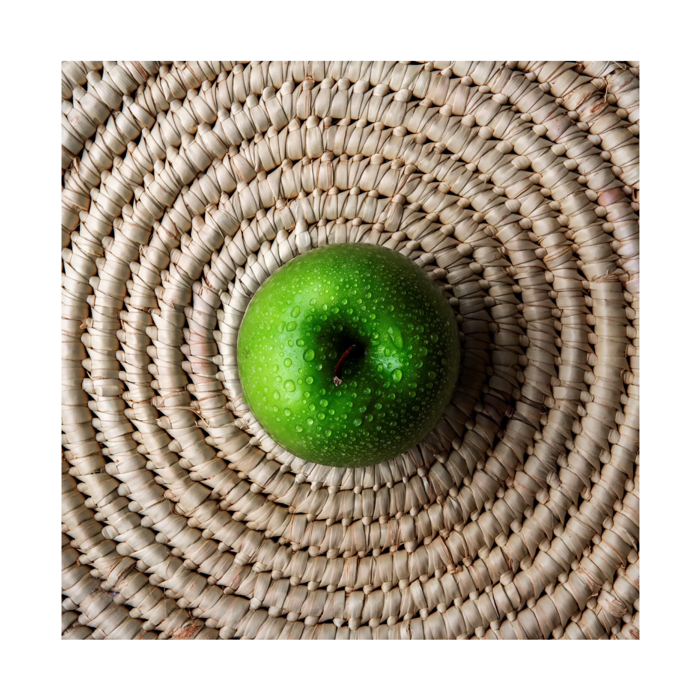 David H Yang 'An Apple A Day' Canvas Wall Art Print - Modern Home Decor for Living Room, Bedroom & Office
