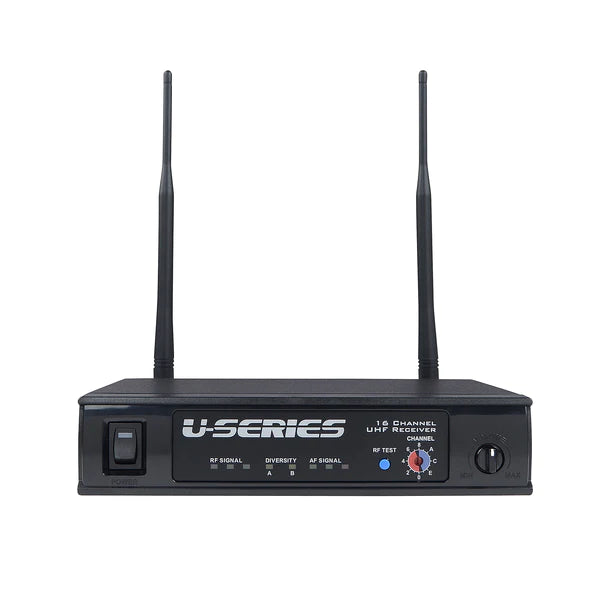 Professional UHF Wireless Fitness Audio System with Headset Microphone - Ideal for Gym Instructors, Group Classes & Home Workouts