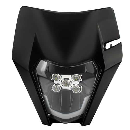 5LED Headlight - Black