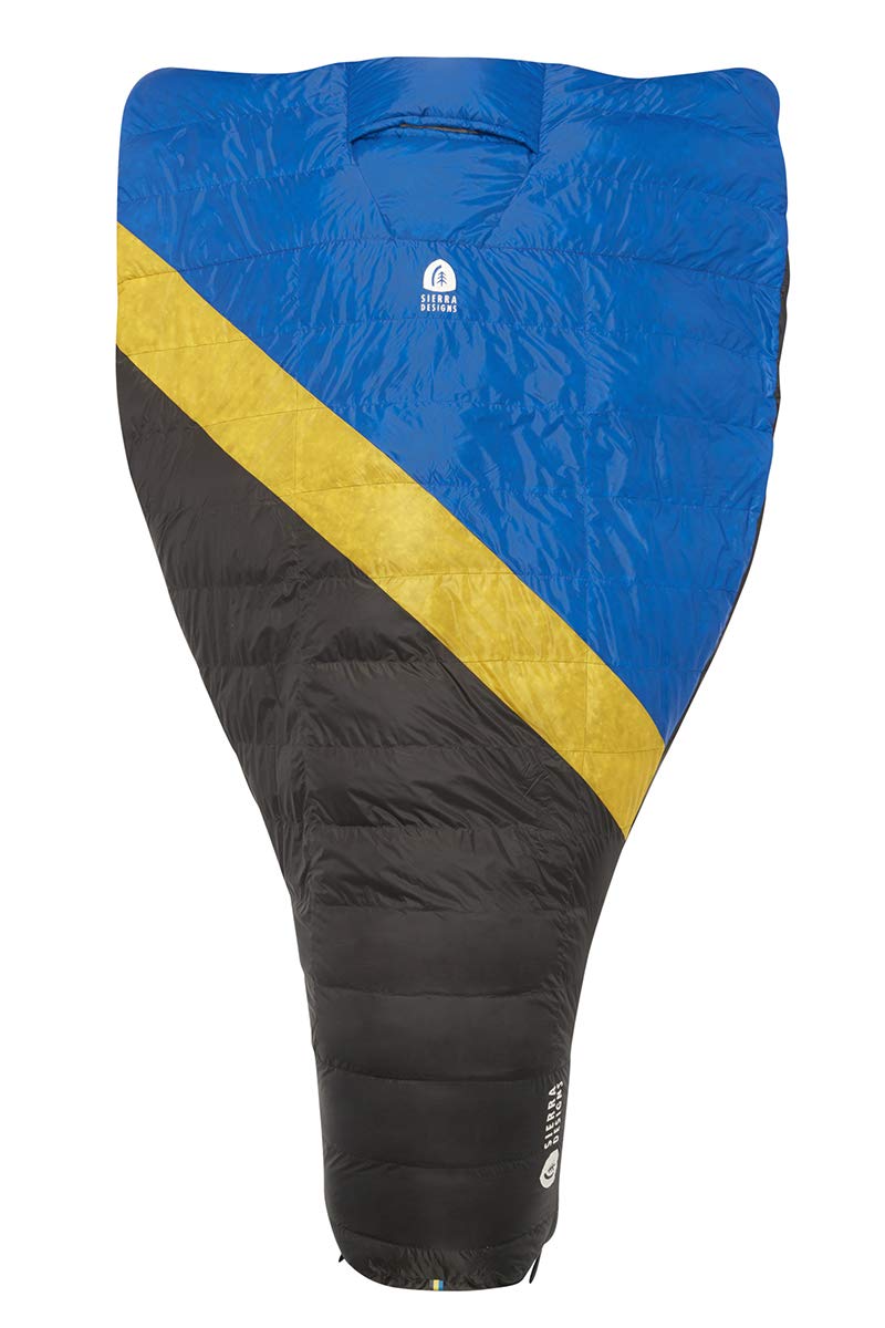 Sierra Designs Nitro Quilt 20 & 35 Degree Ultralight Sleeping Bag - 800 Fill DriDown Water-Resistant Backpacking Gear for Camping, Hiking & Outdoor Adventures - Men & Women
