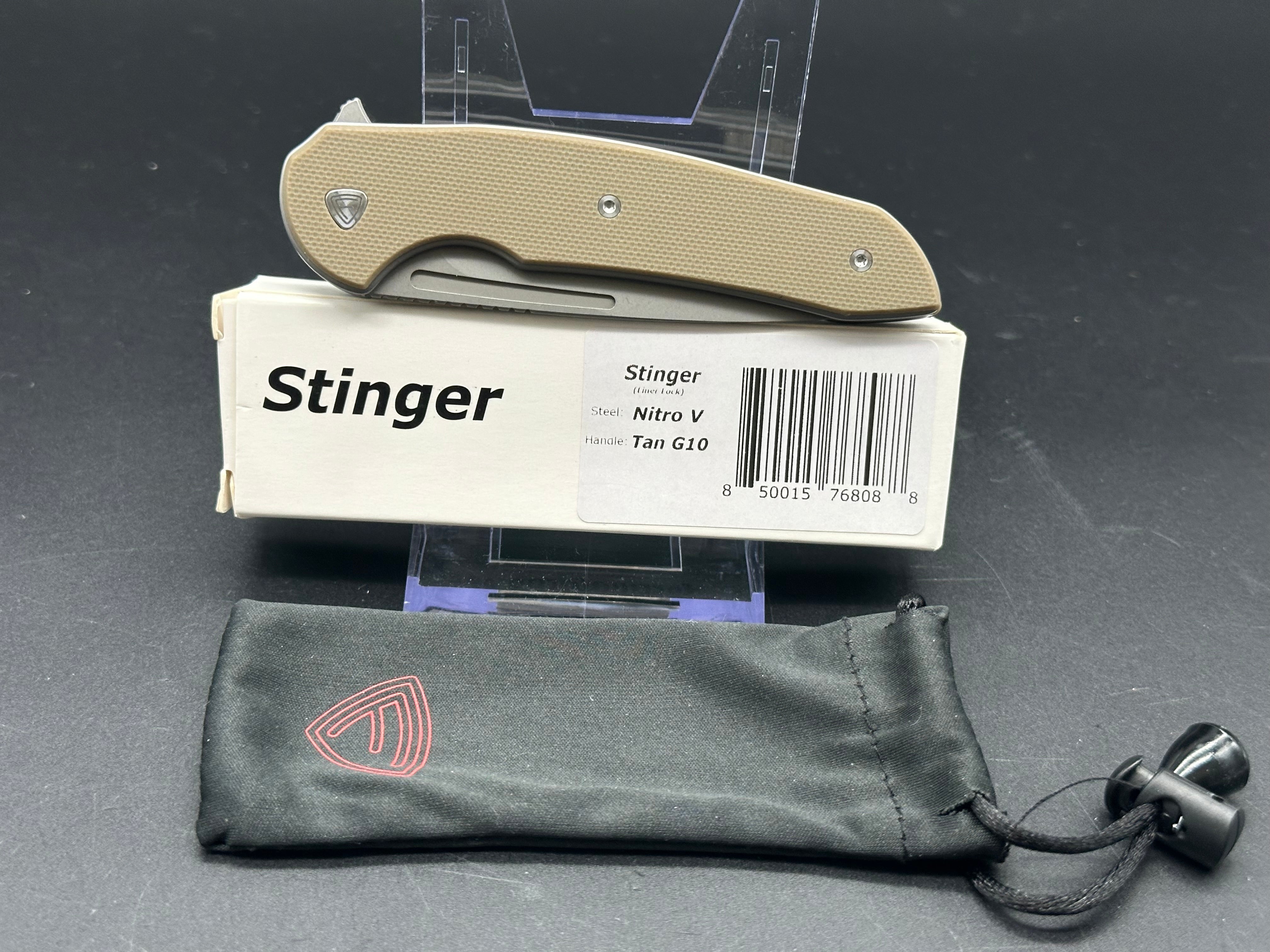 Ferrum Forge Knife Works Stinger Liner Lock Folding Pocket Knife - 3.25