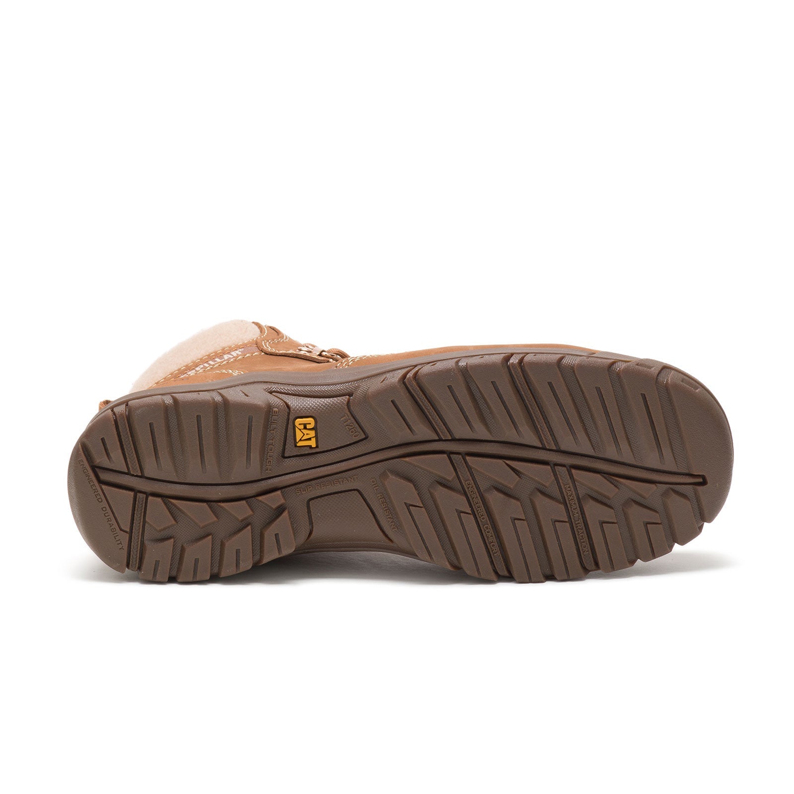 Tess Women's Steel Toe Work Boots - Brown Safety Shoes for Construction, Warehouse & Outdoor Work - Comfortable Non-Slip Work Boots for Women
