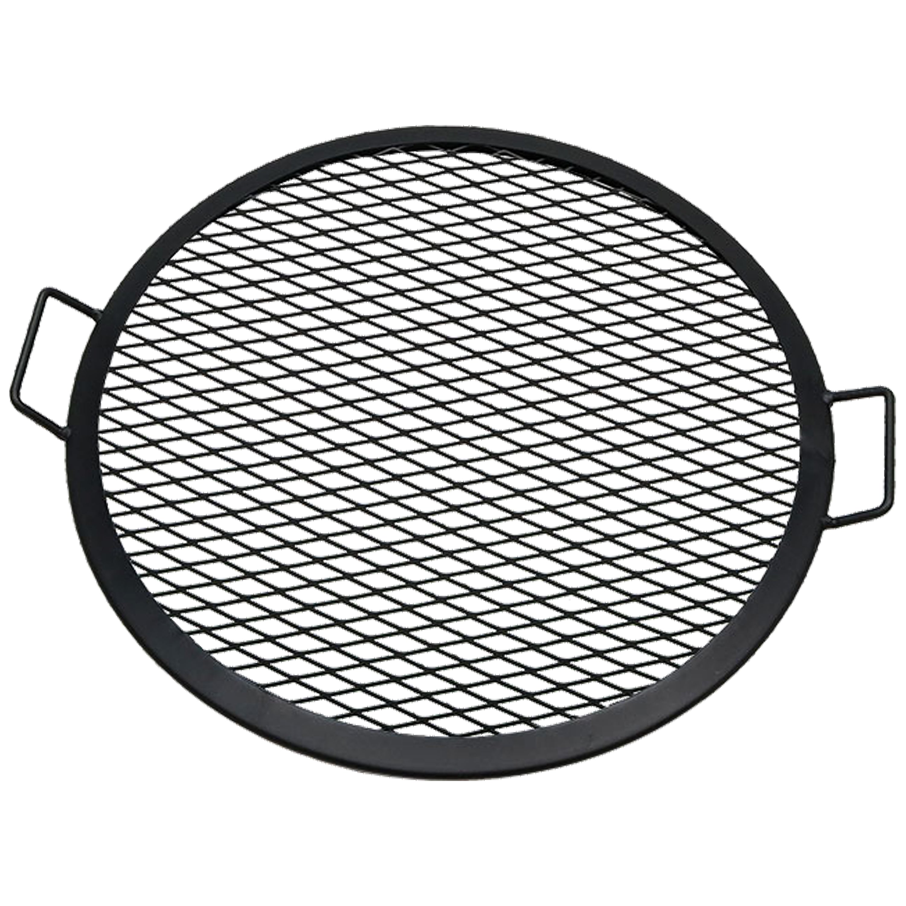 Sunnydaze X Marks Round Cooking Grate - Heavy Duty Campfire Grill for Outdoor BBQ, Picnics & Backyard Grilling - Perfect for Camping, Tailgating & Patio Parties