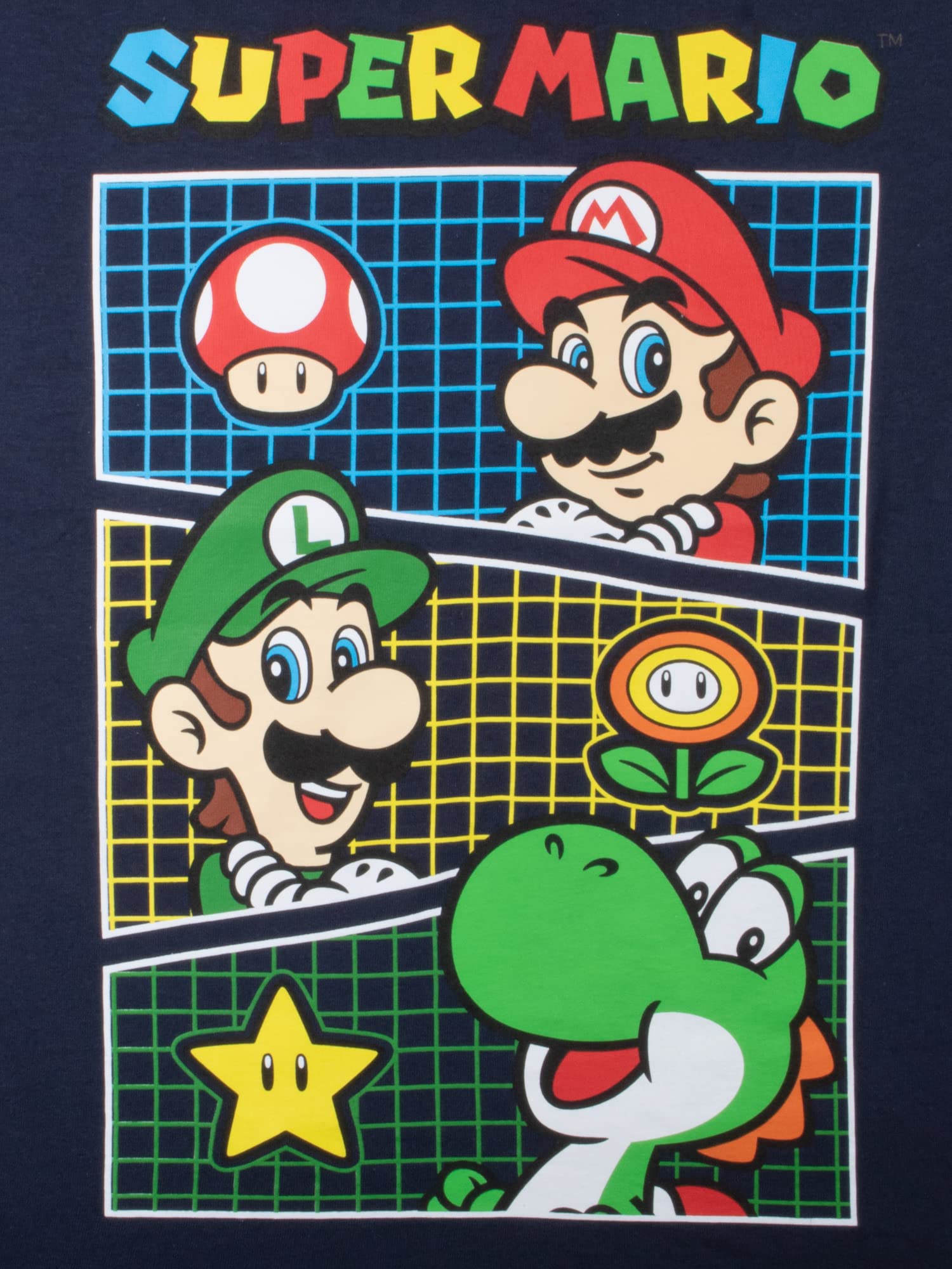 Super Mario Bros Boys T-Shirts 3-Pack - Nintendo Character Graphic Tees for Kids - Soft Cotton Short Sleeve Shirts Bundle - Perfect for Gaming, Birthday Gifts & Casual Wear