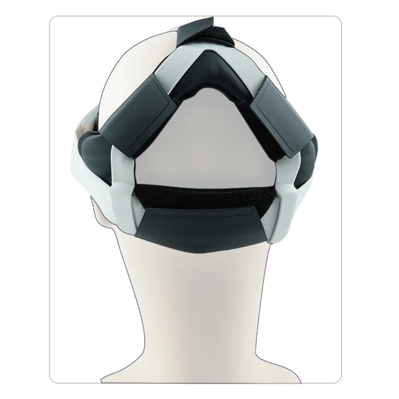 BeisDirect Ergonomic Head Strap Cushion for Meta Quest 3 VR Headset - Black, Comfortable Headband Pad with Enhanced Support & Ergonomic Design - Perfect for Gaming, VR Experiences & Extended Wear