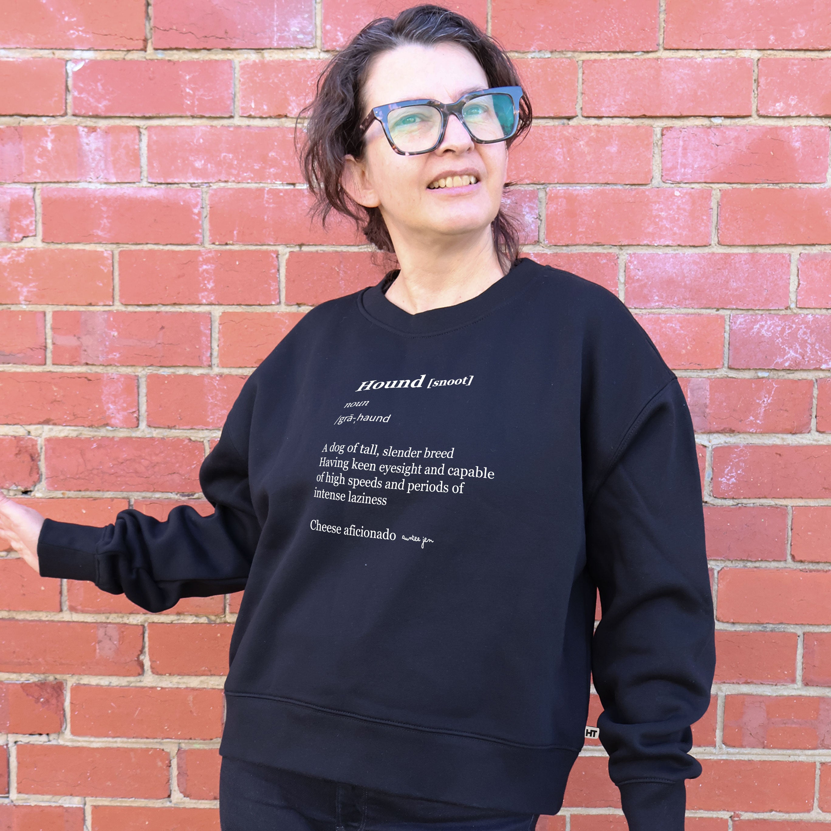 Auntee Jen HUMAN Sweater - Cozy Knit Pullover for Women | Trendy Casual Wear for Fall & Winter | Perfect for Office, Dates & Holiday Outfits