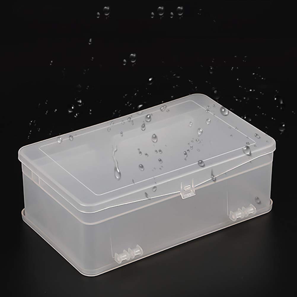 Transparent Nail Art Storage Box for Home & Salon Organizing