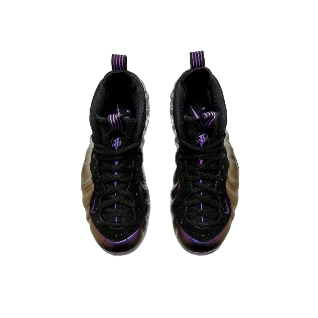 Nike Air Foamposite Pro Basketball Shoes - Eggplant Purple/Rugged Orange/Black | High-Performance Cushioning for Court Play & Streetwear Fashion