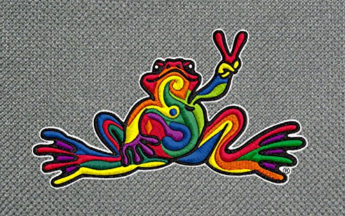 Peace Frogs Backpack - Stylish Laptop Computer Bag for Work, School & Travel - Durable & Comfortable Design