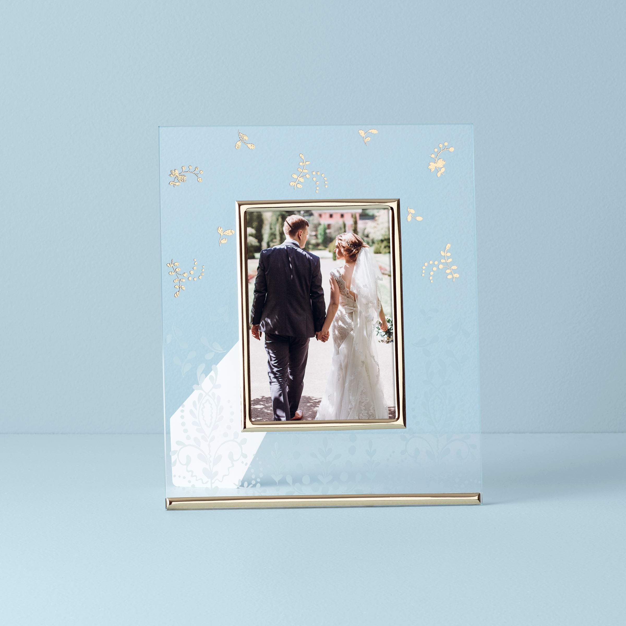 Opal Innocence Flourish 5x7 Picture Frame - Elegant Home Decor for Photos, Wall Display & Gift Giving