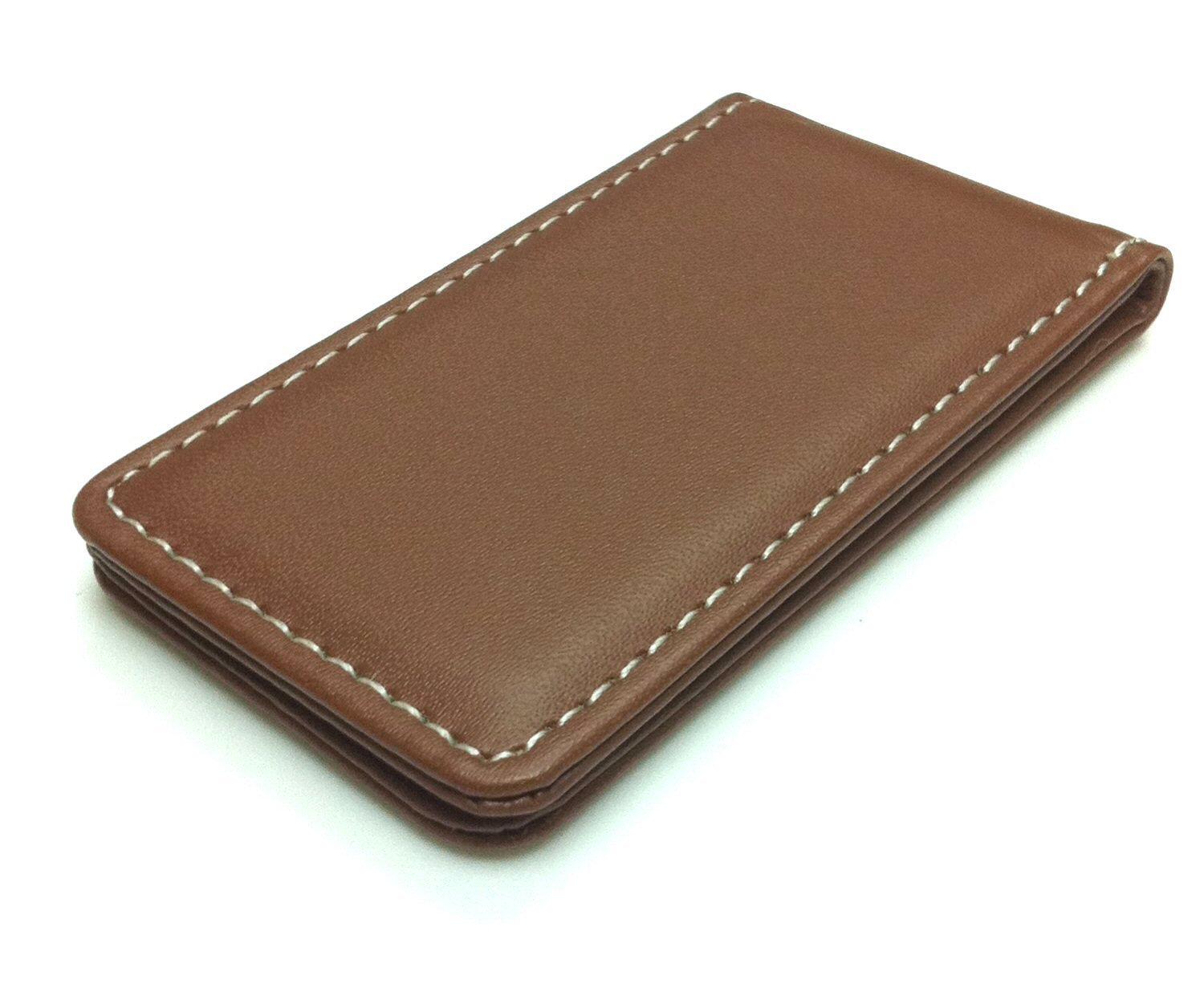 Tapp Collections Premium Genuine Leather Magnetic Money Clip Wallet - Slim RFID Blocking for Cash & Cards - Perfect for Men's Everyday Carry, Travel, and Gifts