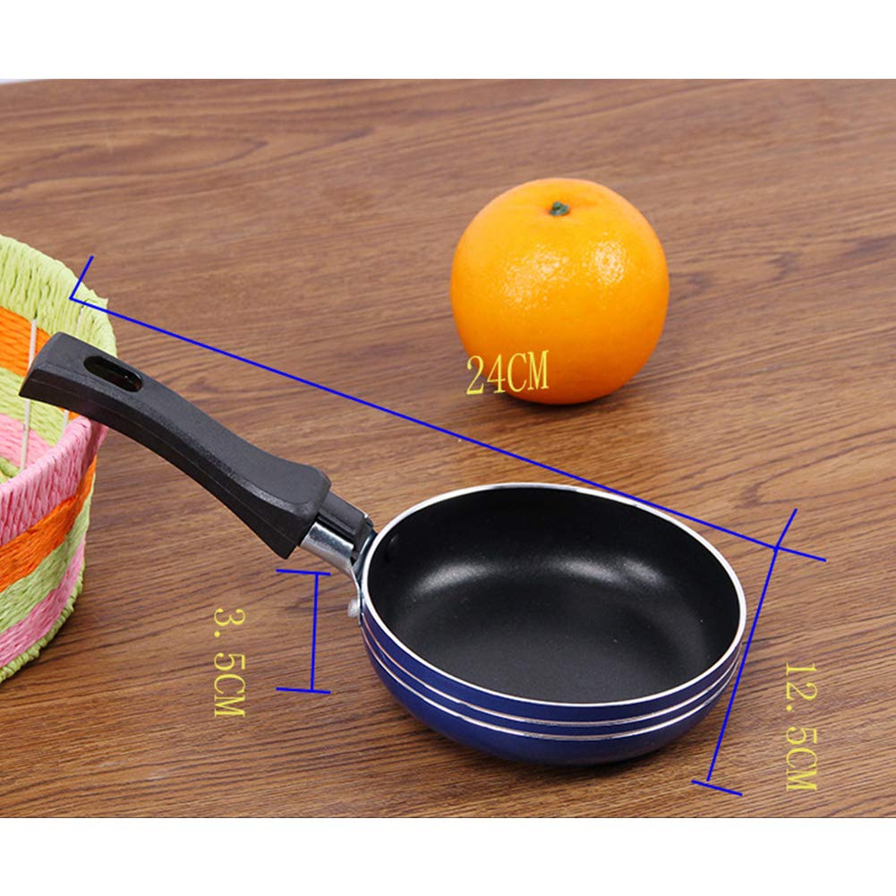 Non Stick Frying Pan Skillet 12.5cm - Induction Compatible, Dishwasher Safe & PFOA Free - Perfect for Eggs, Pancakes & Stir Fry Cooking - Gigicloud Premium Cookware