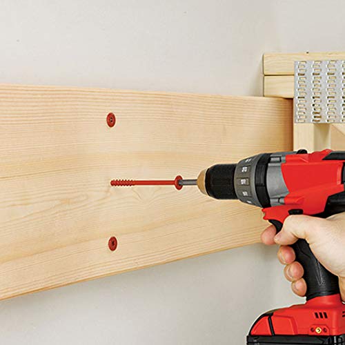 FASTENMASTER 250-Piece Wood Screws - Premium Construction Screws for DIY Projects, Furniture Assembly & Home Repairs