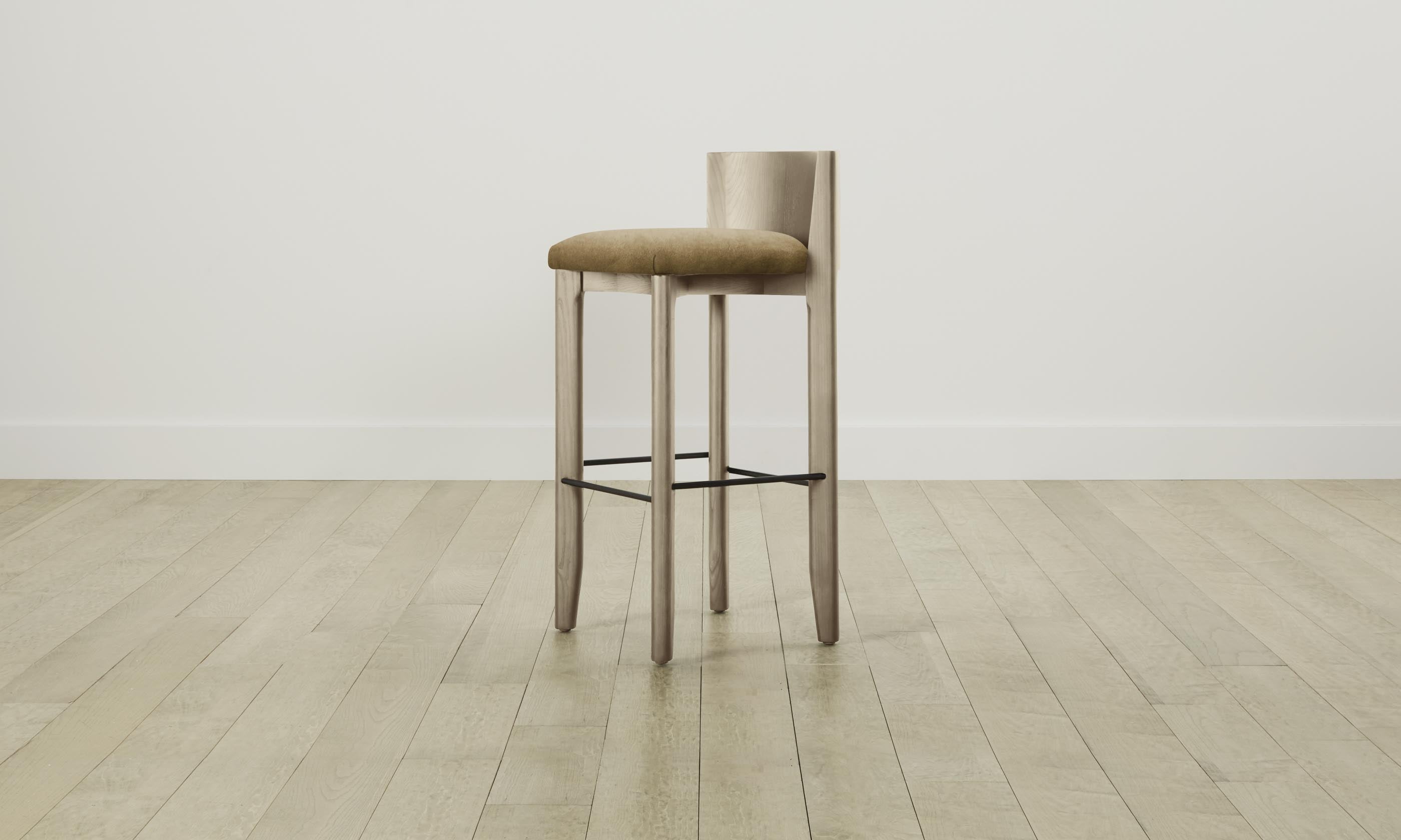 The Delancey Bar & Counter Stool - Performance Velvet Cider Upholstered Bar Stools for Kitchen Island, Breakfast Nook & Home Bar - Comfortable Modern Seating for Dining & Entertaining