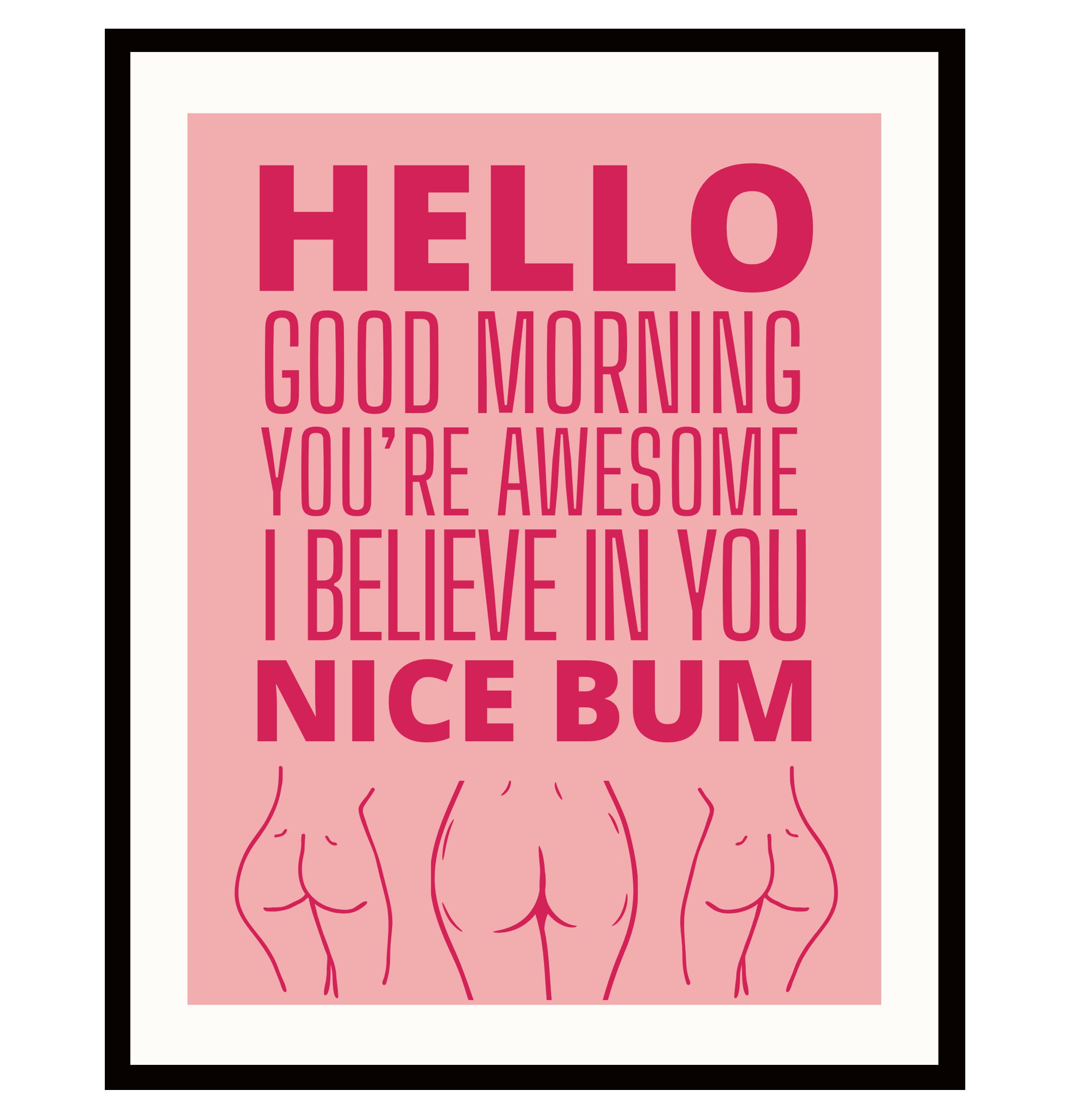 Roxbury Row Pink Motivational Wall Art - Inspirational Decor for Women & Girls, Best Friend Gift, Blush Pink Room Decor for Girlfriend, Teen Bedroom, 8x10 Unframed - Perfect for Bedrooms, Offices & Dorm Rooms