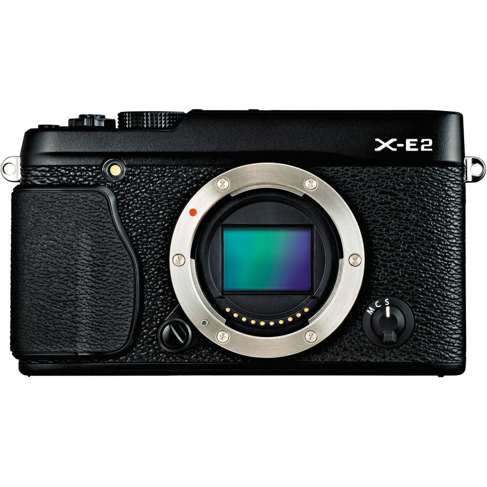 Fujifilm X-E2 Mirrorless Digital Camera 16.3MP APS-C Sensor - Black | Perfect for Travel Photography & Street Shooting