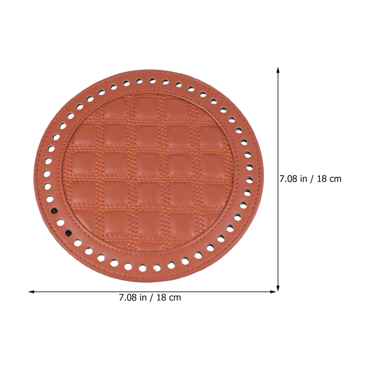 EXCEART 1pc Crochet Bag Shaper Insert - DIY Knitting Bag Base Pad for Tote, Purse & Woven Bags - Handmade Handbag Bottom Support for Crafting & Organizing (Perfect for Knitters & Crochet Enthusiasts)