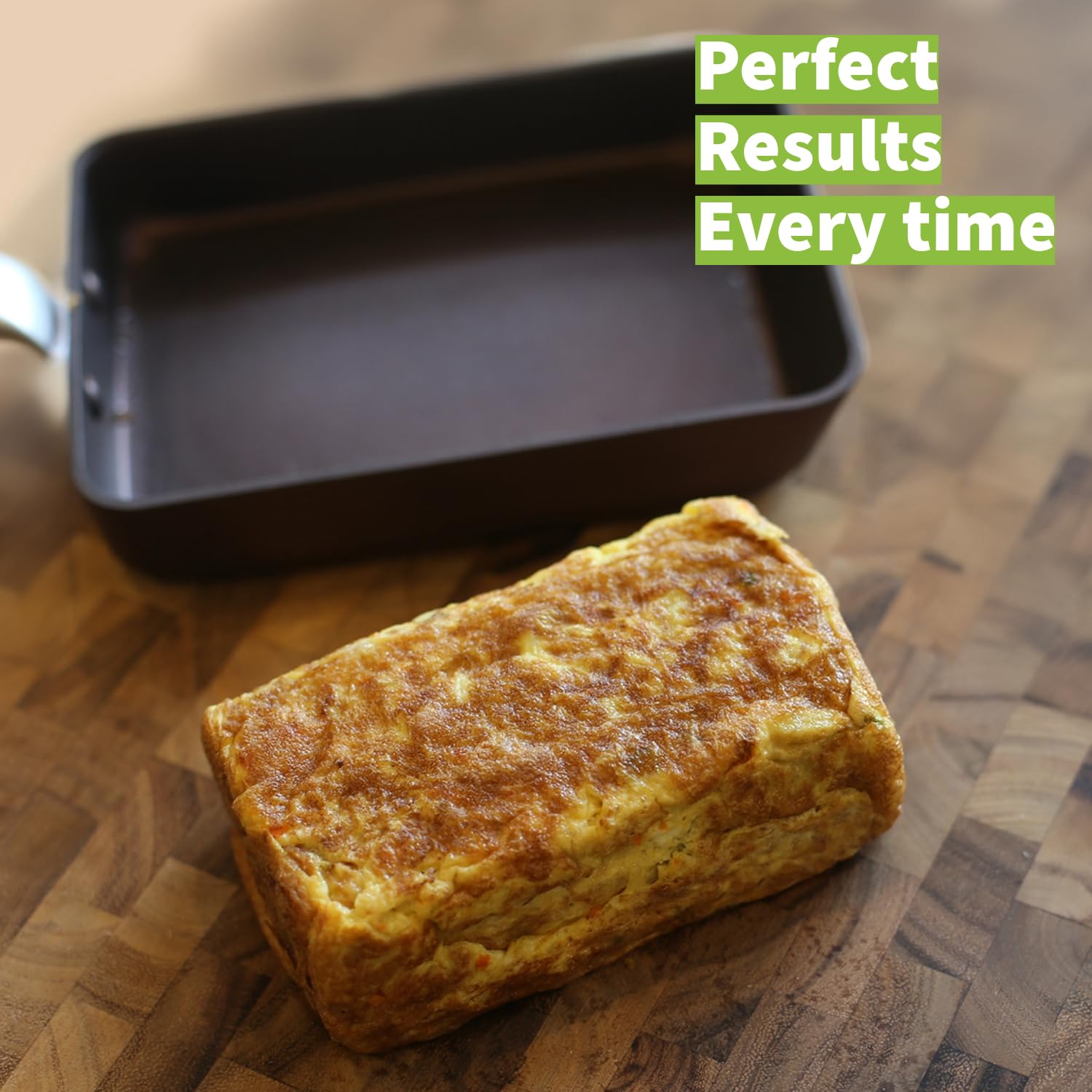 TECHEF Tamagoyaki Japanese Omelette Pan - Nonstick Egg Frying Pan Skillet, PFOA-Free, Dishwasher Safe, Induction Compatible, Made in Korea (Purple, Medium Size) - Perfect for Making Japanese Rolled Omelettes, Breakfast Eggs & Asian Cuisine