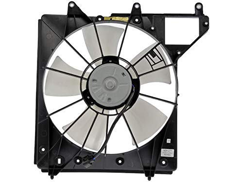 High-Performance Auxiliary Radiator Fan Assembly for 2005-2012 Acura RL V6 - Direct Fit Replacement Part - Perfect for Engine Cooling & Overheating Prevention in Summer Traffic
